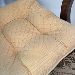 Elegant Cream Quilted Cushion